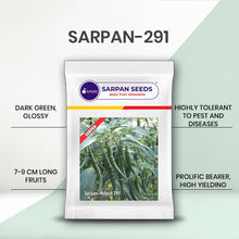 Load image into Gallery viewer, Sarpan 291 chilli seeds