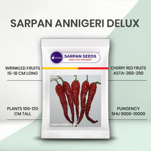 Load image into Gallery viewer, Sarpan F1 –Annigeri Delux #Byadgi chilli