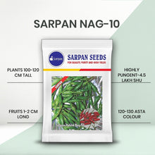 Load image into Gallery viewer, Sarpan Nag-10 (Birdeye chilli)