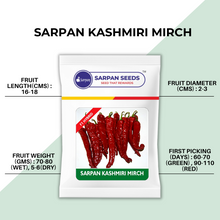 Load image into Gallery viewer, Sarpan Kashmiri Chilli Seeds | Kashmiri Mirch ke beej
