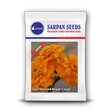 Load image into Gallery viewer, Sarpan Hybrid French Marigold-15 Orange
