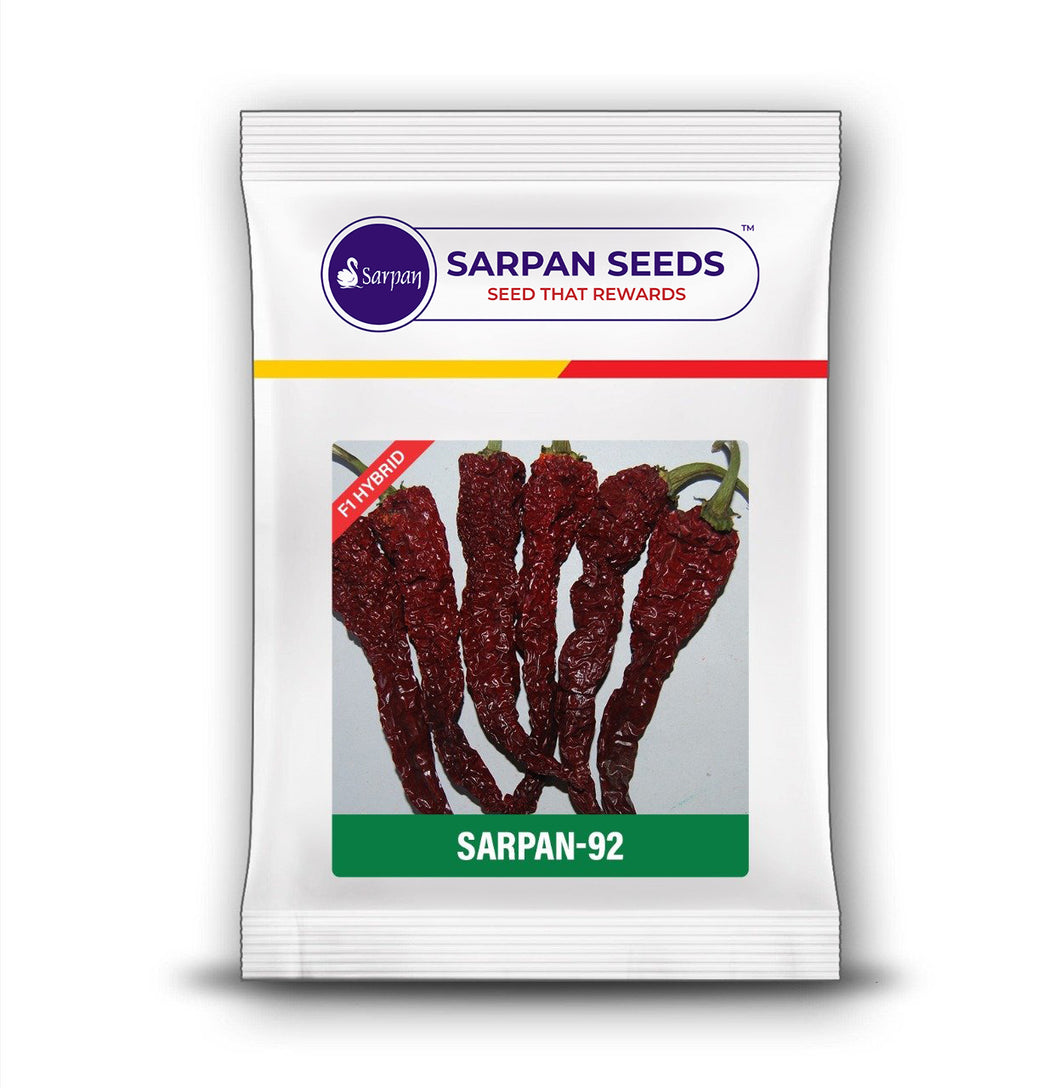 Sarpan F1- 92 ( Dabbi Byadgi Chilli seeds )